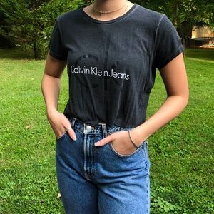 calvin klein crop top